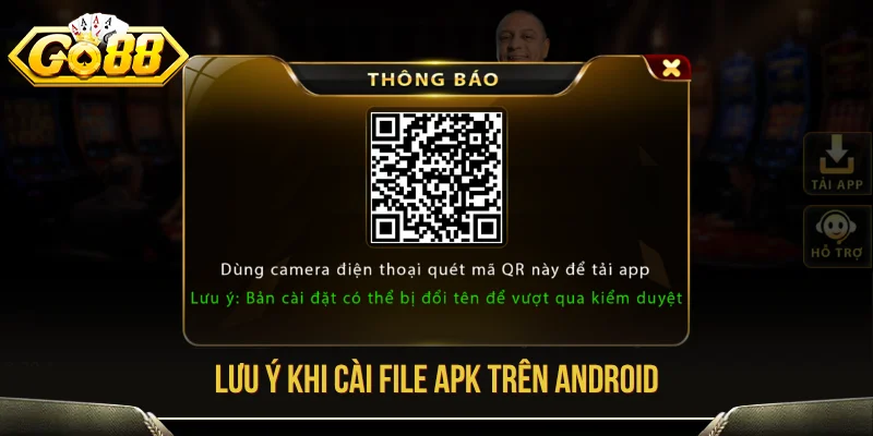 Tải bản APK về máy cần chú ý nguồn file